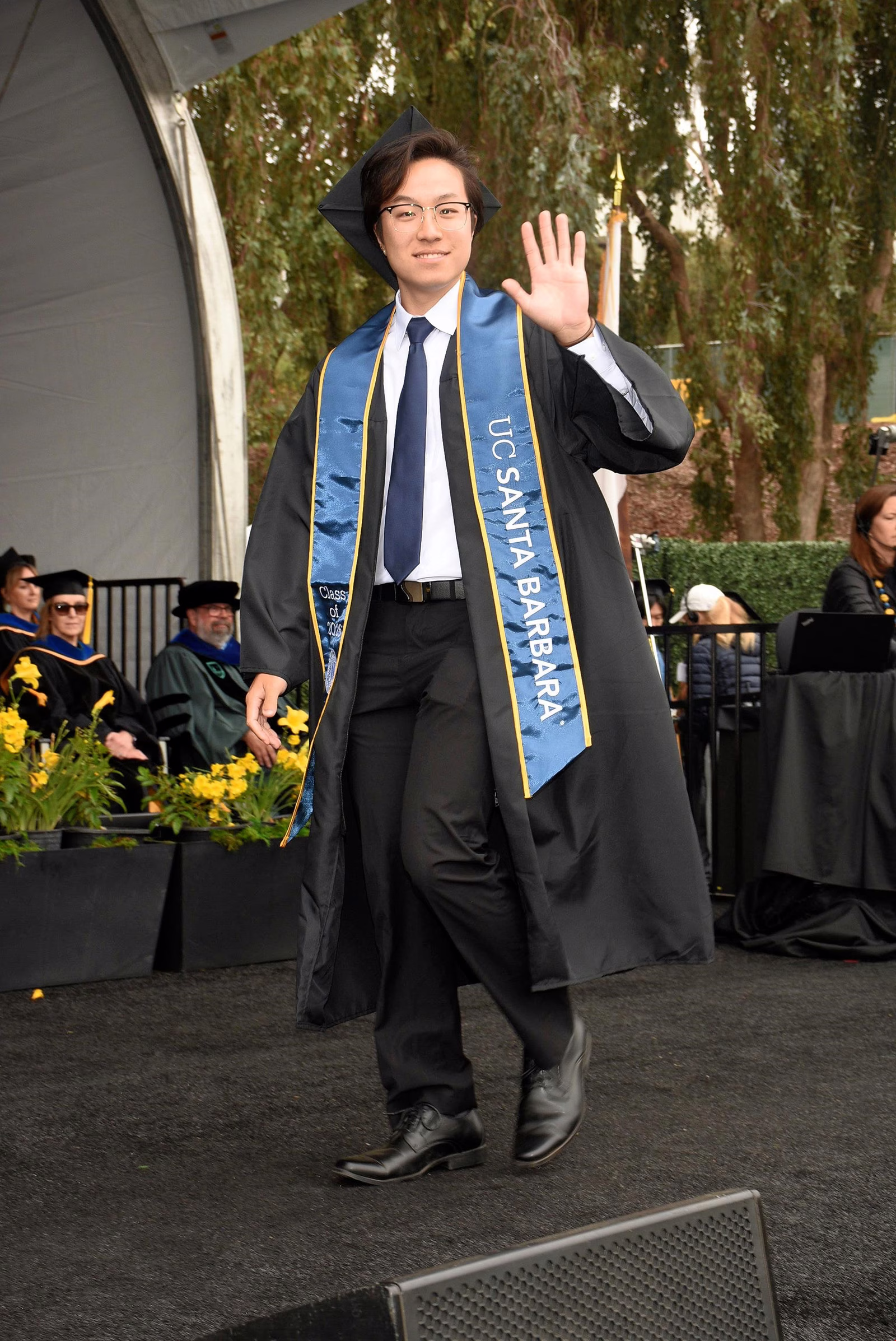 Jimmy Wu at his UCSB graduation